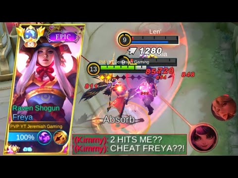 NEW FREYA DAMAGE HACK IS HERE😱 | MUST TRY!!! | FREYA BEST BUILD 2023 | MLBB