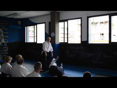 Sensei Paul Derrick, Athens 2018 - Henka waza: Shiho nage to irimi nage