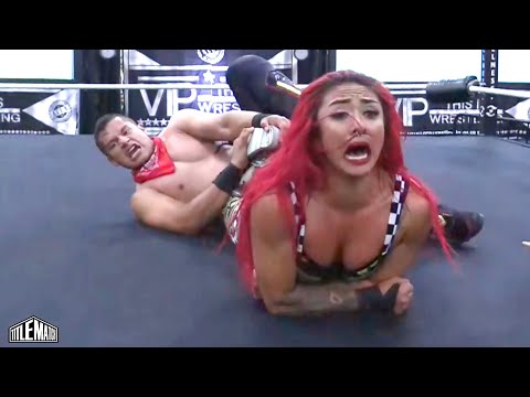 Miranda Alize vs Low Rider - VIP Wrestling (Intergender) Title Match Network
