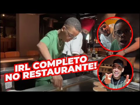 BONDE DO JON  NO RESTAURANTE  - Maumau, Boca de 09, Racha, Skipinho, Cabritoz, Jon Vlogs - COMPLETO