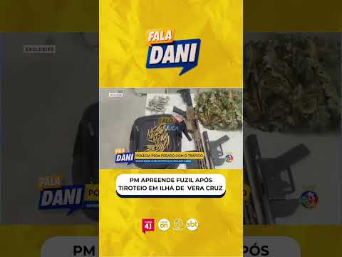 A Polícia Militar apreendeu um fuzil e drogas após um intenso tiroteio em Vera Cruz!  #aratuon