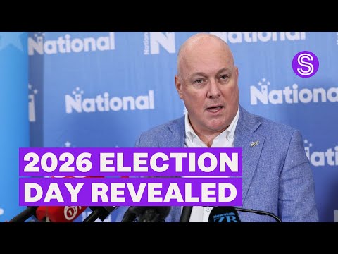 PM Luxon announces 2026 election date | Stuff.co.nz