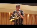 Arkady Shilkloper - Fragments of a solo concert during the 47th International Horn Symposium in L.A.