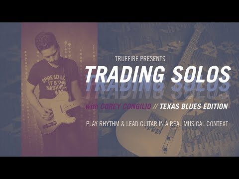 🎸 Trading Solos: Texas Blues - Intro - Corey Congilio