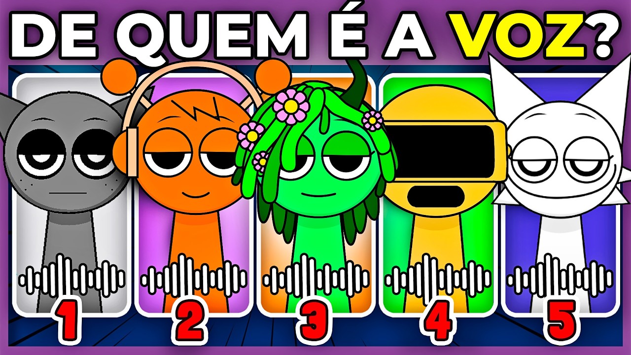 👁️ INCREDIBOX SPRUNKI | DESCUBRA PELA VOZ | Jogos sobre a nova febre da internet🎧 #MacaQuiz #quiz 🐵