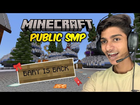 Insane New Public SMP Live: Me as Bary in Minecraft!