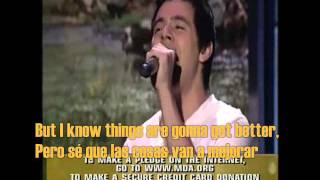 David Archuleta -Things are Gonna Get Better traducida lyrics LIVE