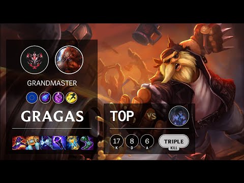 Gragas Top vs Sylas - EUW Grandmaster Patch 10.24