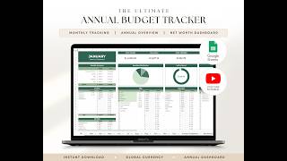 2026 Ultimate Annual Budget Tracker 💸 how to video instructions