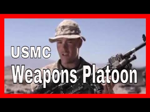 What is a USMC Weapons Platoon?