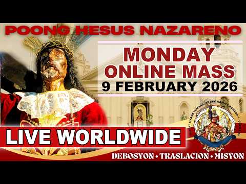 QUIAPO CHURCH LIVE MASS TODAY · 9 FEBRUARY 2026 · MONDAY (HEALING MASS)