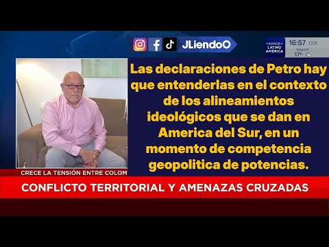 Crl Liendo : Declaraciones de Petro hay que entenderlas en contexto de alineamientos ideologicos