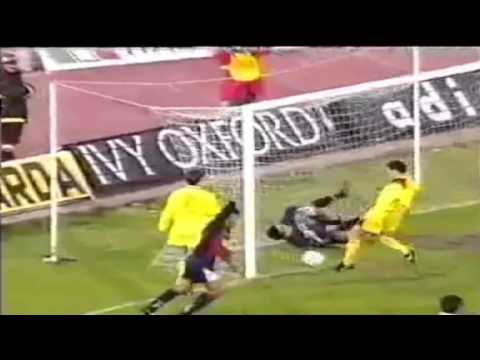 Serie A 1994-1995, day 26 Cagliari - Foggia 2-1 (Pusceddu, Cappellini, D.Valdés)