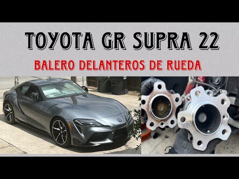 REEMPLAZO DE VALERO DELANTERO TOYOTA SUPRA GR 2022