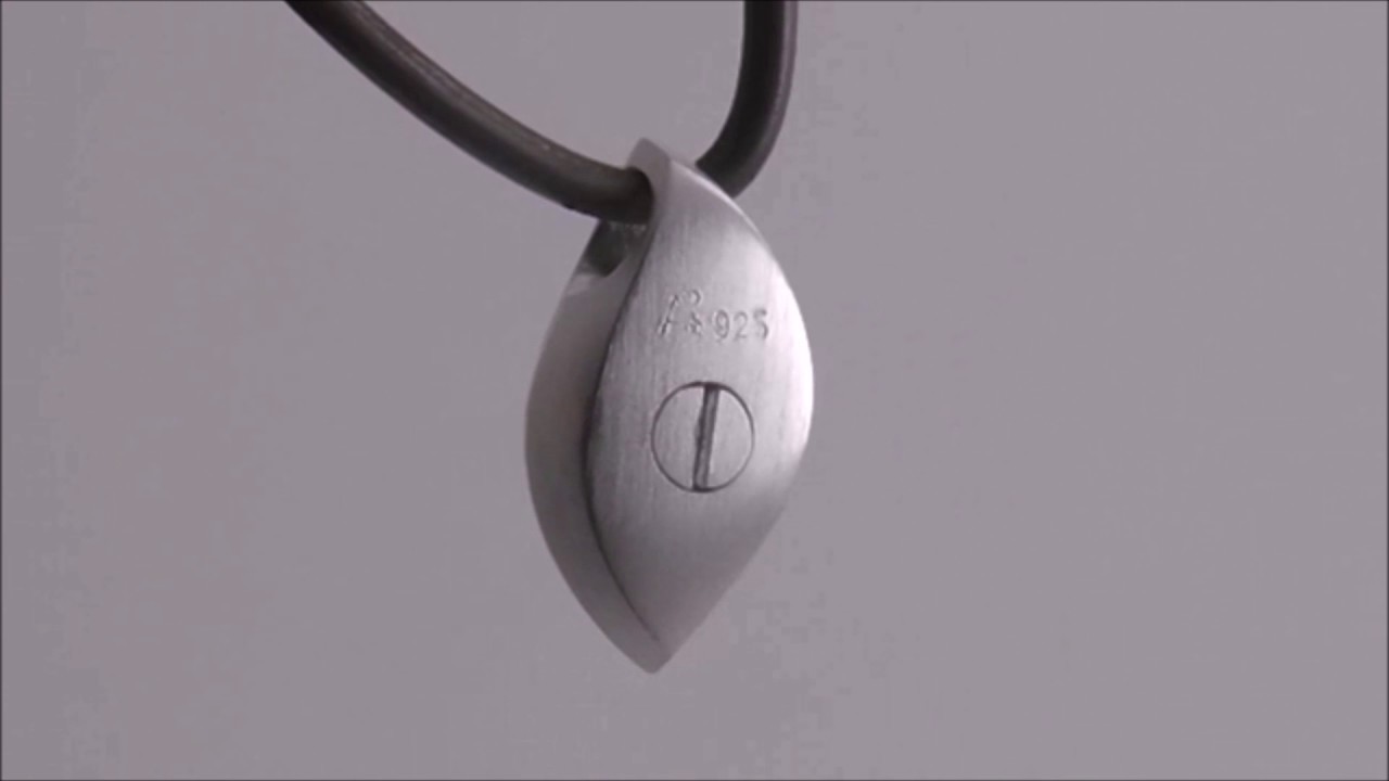 LegendURN Zilveren assieraad vlam  Schmuck Flamme Bijou cinéraire 300505