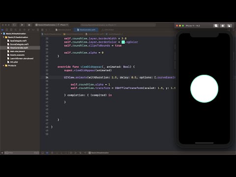 Basic UIView Animation Swift #2