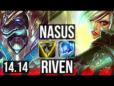 NASUS vs RIVEN (TOP) | Rank 6 Nasus, 5/1/5, 700+ games | NA Challenger | 14.14