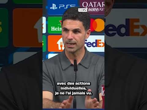 👏 Arteta félicite Luis Enrique et le PSG : “La meilleure équipe du monde”