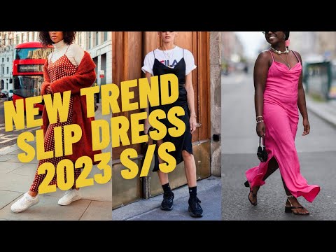 Trendy Slip Dress Outfit Ideas and Style. How to Wear...