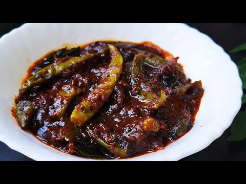 Green Chilli Pickle | മുളക് അച്ചാർ | Instand Green chilli pickle | Mulaku Achar | Chilli pickle |