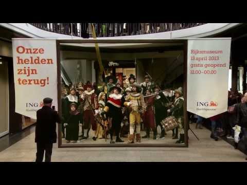 Our heroes are back! // Opening commercial "Rijksmuseum" // ING Commercial 2013 // HD + HQ