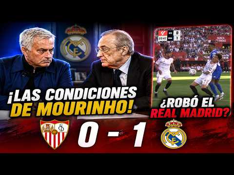 💣⚪️ ¡LAS CONDICIONES DE MOURINHO A FLORENTINO PÉREZ para DIRIGIR al REAL MADRID! + ¿ROBO AL SEVILLA?