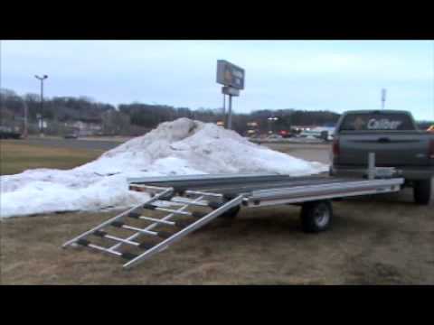 Grip Glides Ramp, Low Pro Glides and Trax Mat snowmobile load