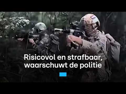Zo trainen 'militaire jeugdgroepen' met verboden nepwapens in het bos | RTL Nieuws