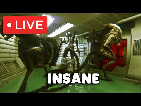 Alien: Isolation, but with 5 ALIENS on NIGHTMARE...
