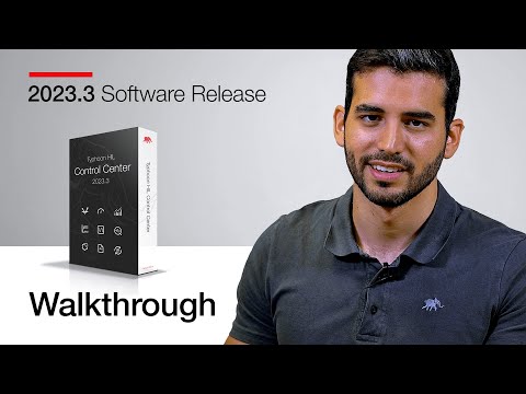 2023.3 Software Release Walkthrough