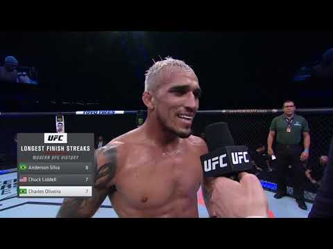 UFC Brasilia: Charles Oliveira Octagon Interview