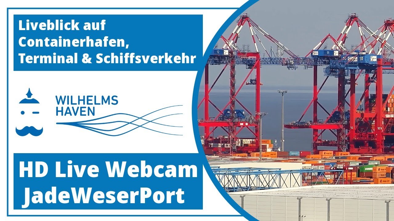 Live webcam view of JadeWeserPort Deep-Water Terminal