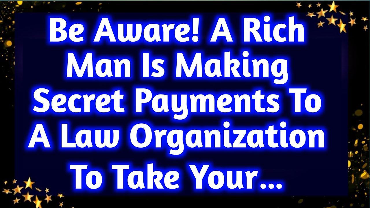 ⚠️✉️Be aware! A rich man is making secret payments to a law organization to take your…