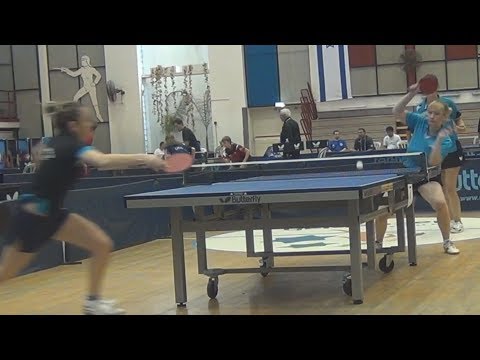 CHUNIKHINA, MUGURDUMOVA (RUS) vs KARMIT, TROSMAN (ISR) FINAL Israel, Tel Aviv, Macabiah 2013