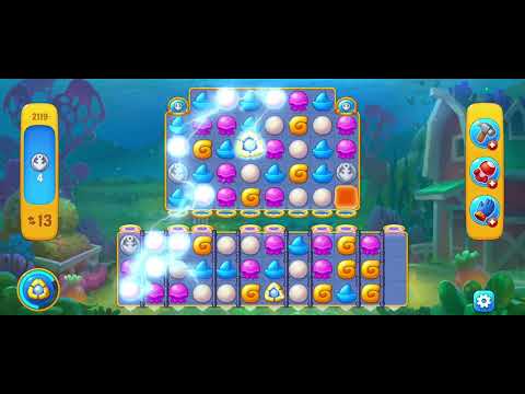 Fishdom gameplay level 2119
