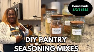 5 HOMEMADE PANTRY SEASONINGS TO SAVE YOU $$$$| EASY & DIY