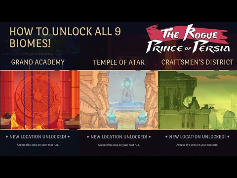 All 9 BIOMES Explained: UNLOCK Them All | The Rogue Prince of Persia