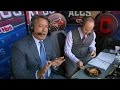 ALCS Gm2 Ernie Enjoys Lasagna Made By Lindor S Mom