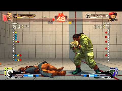 SSF4AE 2012 Bojann (Akuma) vs Bilke91 (Balrog) - Endless fun