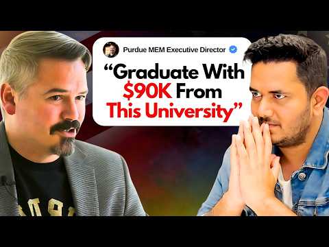 Why Most Students Go to Purdue University? (MEM) 100% Internships Rate | How to Get Into Purdue?