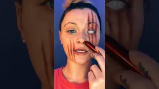 EASY 3 PRODUCT Veruca Salt makeup tutorial #shorts #makeup #halloween