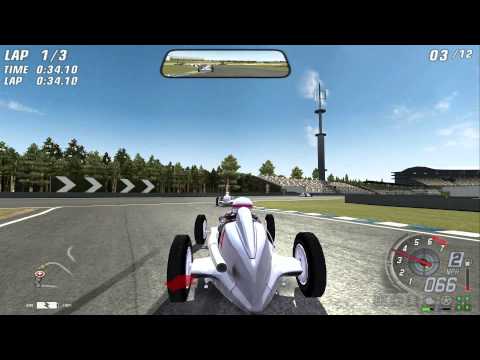 1930s Mercedes W25 Siver Arrow Crash: Toca Race Driver 3