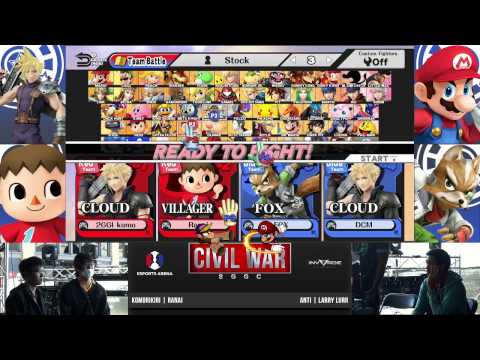 2GGC: Civil War - Ranai & komorikiri Vs. Larry Lurr & ANTi Pools Winners Finals
