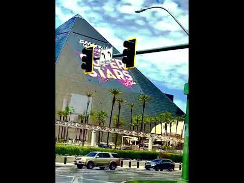 The Iconic Luxor Sphinx & Pyramid on the Strip Las Vegas #luxor #lasvegas #sphinx #lasvegasstrip