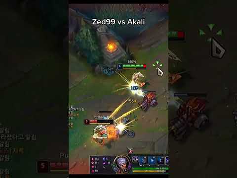 zed99 vs akali #leagueoflegends #shorts #lol #new
