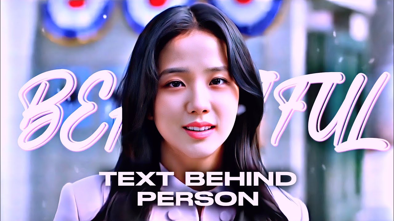 text behind person | alight motion tutorial