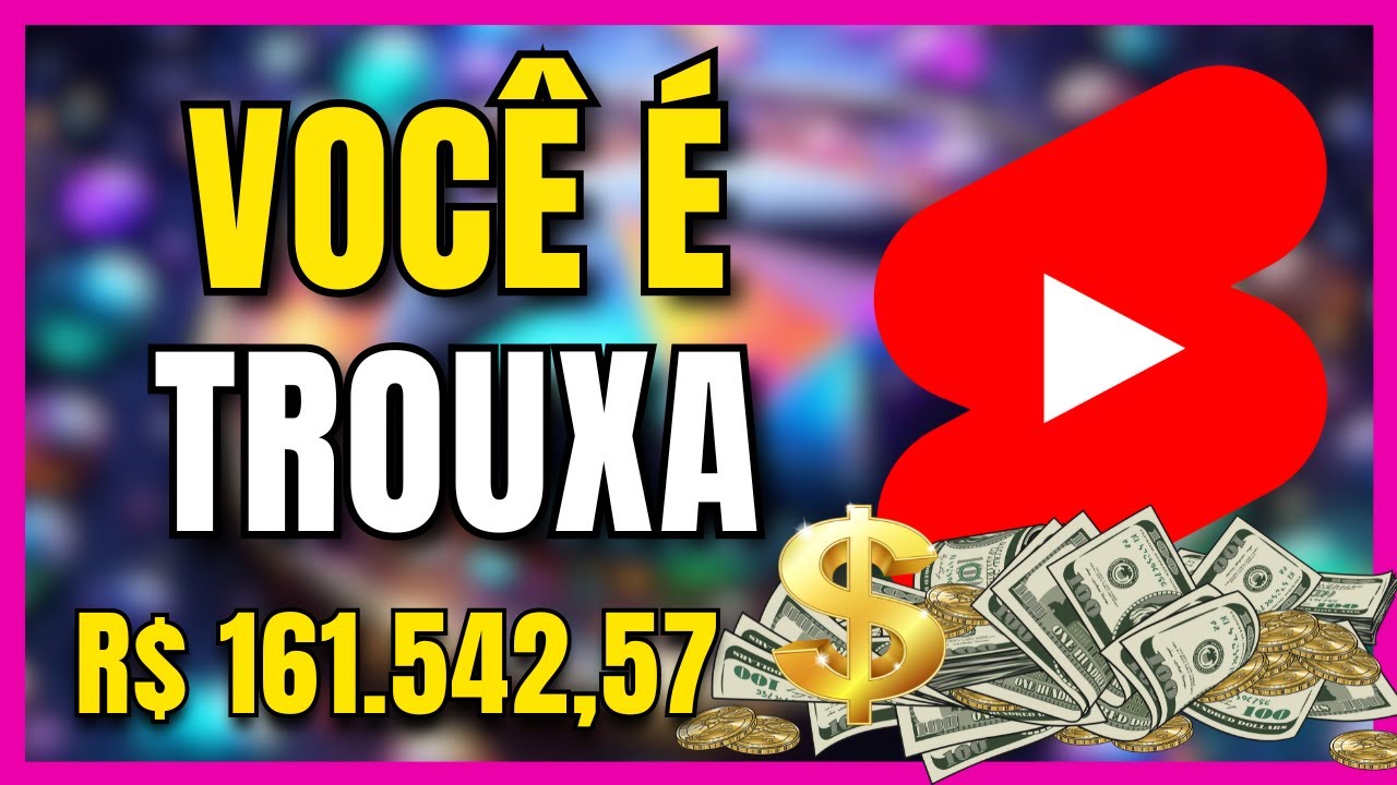COMO NÃO GANHAR DINHEIRO NO YOUTUBE E PERDER SEU TEMPO!!