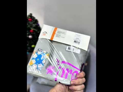 Миниатюра изображения товара Наволочка декоративная MATEX Xmas Line C Новым Годом / 38-900 (светло-серый/розовый/темно-серый)
