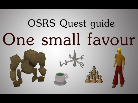[OSRS] One small favour quest guide
