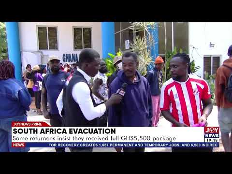 South Africa evacuation: Some returnees insist they received full GHS396,500 package.